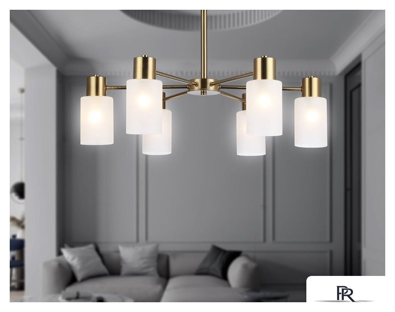 Подвесная люстра Ambrella light TR9581/6 BS (латунь) - Изображение №6 — Интернет-магазин ПроЗаказ