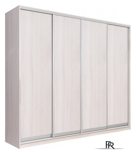 Шкаф-купе Рэйгрупп 272 YYX Elgon РГ-14.03 (ясень снежный/ясень снежный/хром) - Изображение №1 — Интернет-магазин ПроЗаказ