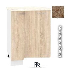 Шкаф напольный Кортекс-мебель Корнелия Лира НШ60р (дуб сонома/мадрид) - Изображение №1 — Интернет-магазин ПроЗаказ