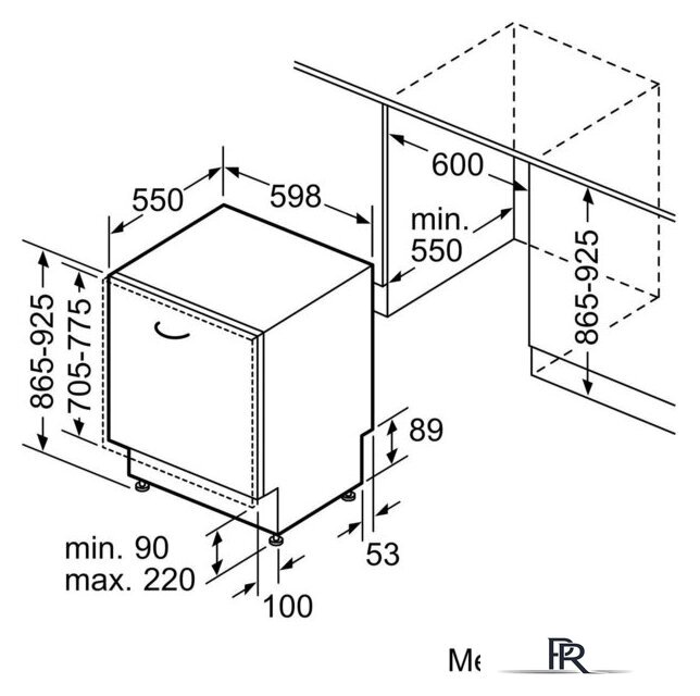Встраиваемая посудомоечная машина Bosch Serie 6 SBV6ZDX16E - Изображение №14 — Интернет-магазин ПроЗаказ