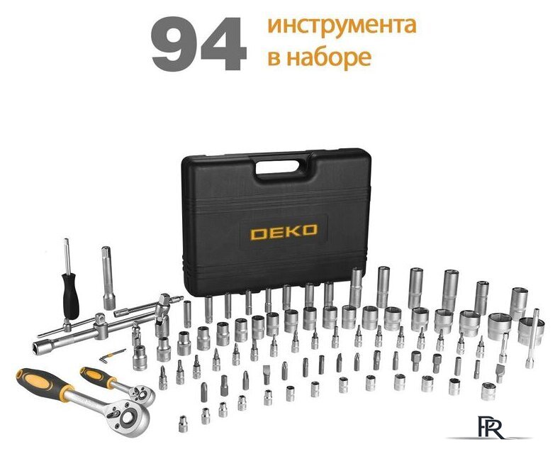 Универсальный набор инструментов Deko DKMT94 (94 предмета) - Изображение №6 — Интернет-магазин ПроЗаказ