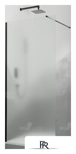 Душевая стенка RGW WA-010B 351001011-24 (черный/матовое стекло) - Изображение №1 — Интернет-магазин ПроЗаказ