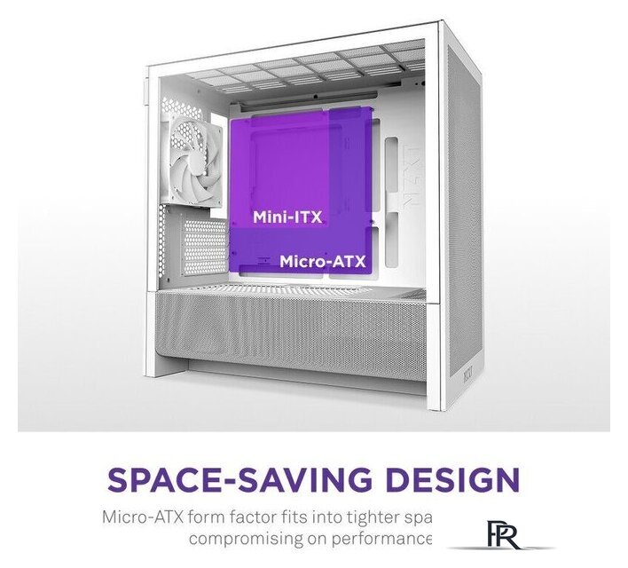 Корпус NZXT H3 Flow CC-H31FW-01 - Изображение №3 — Интернет-магазин ПроЗаказ