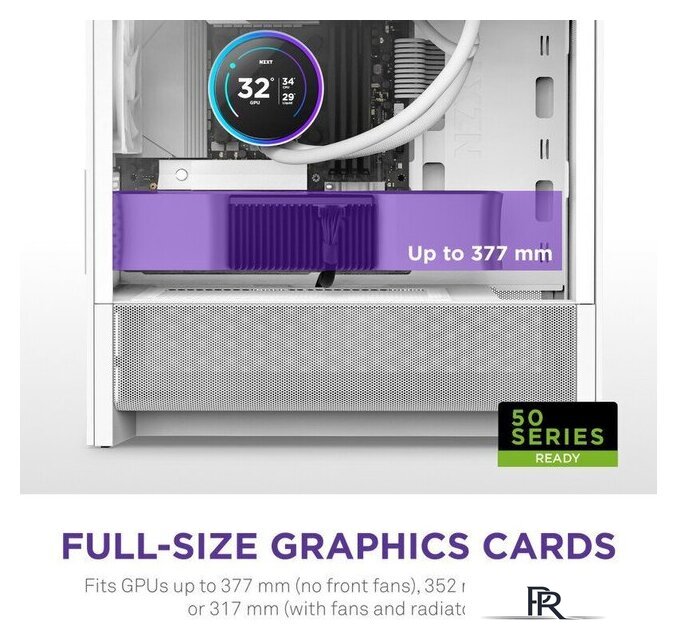 Корпус NZXT H3 Flow CC-H31FW-01 - Изображение №4 — Интернет-магазин ПроЗаказ