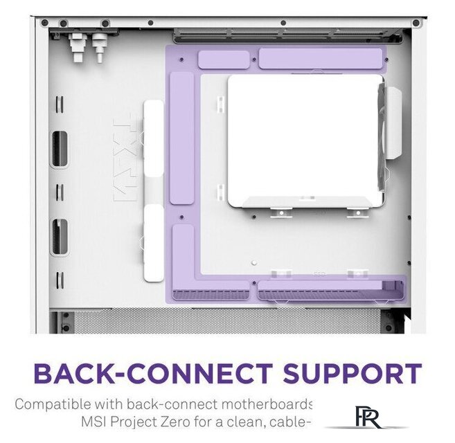 Корпус NZXT H3 Flow CC-H31FW-01 - Изображение №7 — Интернет-магазин ПроЗаказ