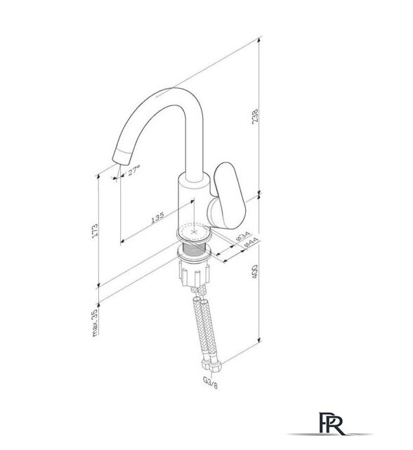 Смеситель AM.PM Like F8002700 - Изображение №8 — Интернет-магазин ПроЗаказ