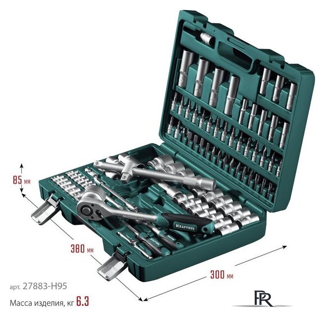 Универсальный набор инструментов KRAFTOOL 27883-H95 (94 предмета) - Изображение №13 — Интернет-магазин ПроЗаказ