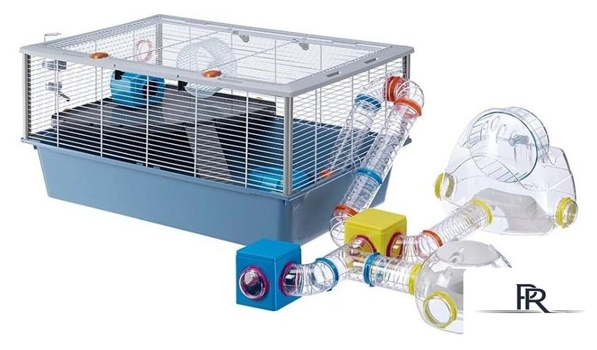 Клетка Ferplast Criceti 15 57011811W2 (синий) - Изображение №3 — Интернет-магазин ПроЗаказ