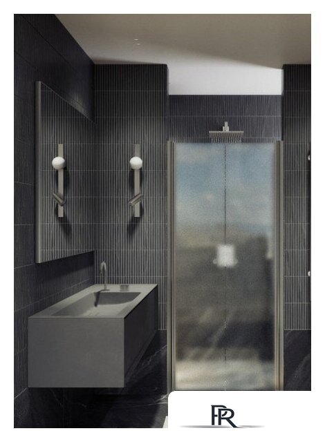 Душевая дверь MaybahGlass 198x89 MGD-436-5 (сатин стекло/хром матовый) - Изображение №2 — Интернет-магазин ПроЗаказ