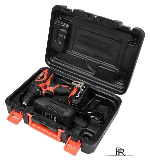 Дрель-шуруповерт Yato YT-82782 (с 1-им АКБ, кейс) - Изображение №3 — Интернет-магазин ПроЗаказ