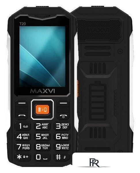 Кнопочный телефон Maxvi T20 (черный) - Изображение №1 — Интернет-магазин ПроЗаказ
