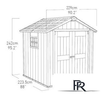 Keter Oakland 757 (2.23x2.29 м) - Изображение №5 — Интернет-магазин ПроЗаказ