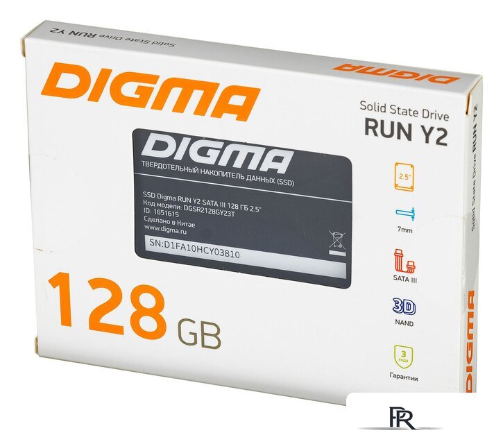 SSD Digma Run Y2 128GB DGSR2128GY23T - Изображение №10 — Интернет-магазин ПроЗаказ