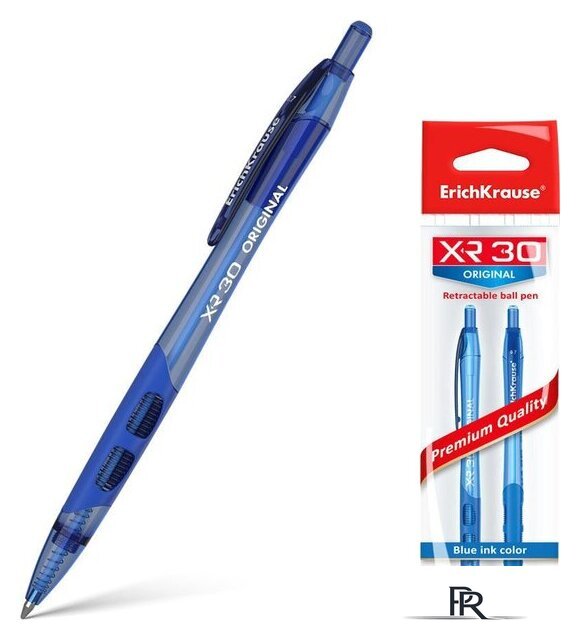 Набор шариковых ручек Erich Krause XR-30 Original синий 43620 (12 шт) - Изображение №2 — Интернет-магазин ПроЗаказ