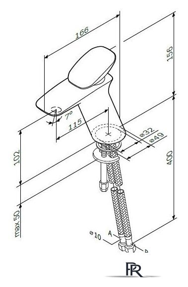 Смеситель AM.PM Spirit 2.0 F70A02100 - Изображение №8 — Интернет-магазин ПроЗаказ