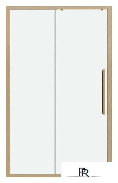 Душевая дверь Grossman Galaxy 100x195 100.K33.01.100.32.00 (золото сатин/стекло прозрачное) - Изображение №1 — Интернет-магазин ПроЗаказ