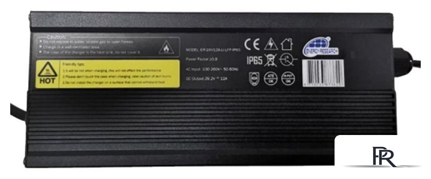 Зарядное устройство Energy Research 24V 12A IP65 Lithium-LiFePO4 Charger - Изображение №1 — Интернет-магазин ПроЗаказ