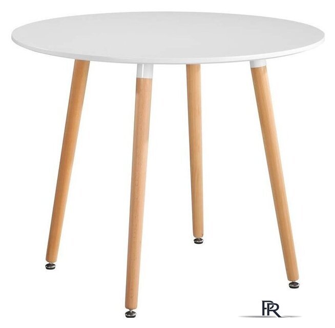 Кухонный стол Mio Tesoro ST-025 100x74 (белый/дерево) - Изображение №1 — Интернет-магазин ПроЗаказ