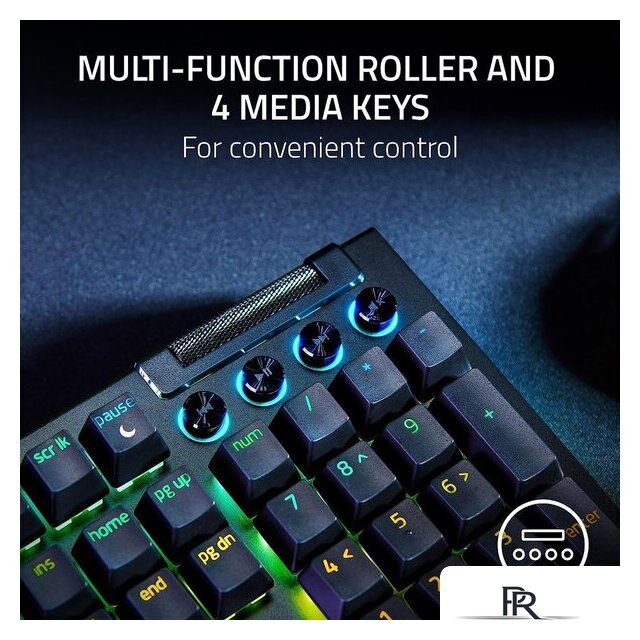 Клавиатура Razer BlackWidow V4 (Razer Green, нет кириллицы) - Изображение №10 — Интернет-магазин ПроЗаказ