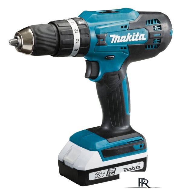 Ударная дрель-шуруповерт Makita HP488DWE (с 2-мя АКБ, кейс) - Изображение №1 — Интернет-магазин ПроЗаказ