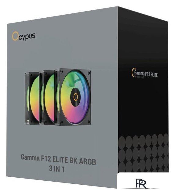 Комплект вентиляторов для корпуса Ocypus Gamma F12 Elite BK ARGB 3IN1 - Изображение №10 — Интернет-магазин ПроЗаказ
