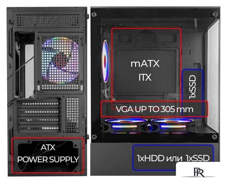 Корпус Ginzzu CL475 - Изображение №9 — Интернет-магазин ПроЗаказ