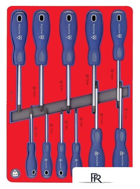 Набор отверток Мастак 5-4411 (11 предметов) - Изображение №1 — Интернет-магазин ПроЗаказ