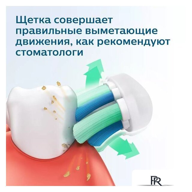 Электрическая зубная щетка Philips Sonicare 2100 Series HX3651/12 - Изображение №11 — Интернет-магазин ПроЗаказ