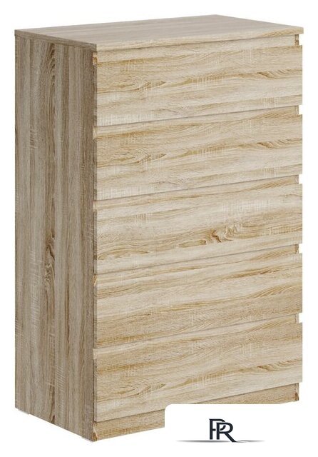 Комод Mio Tesoro Мальта 5 ящиков 80x121 2.05.02.090.3 (дуб сонома) - Изображение №1 — Интернет-магазин ПроЗаказ