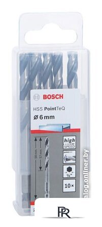 Набор сверл Bosch 2608577546 (10 шт) - Изображение №1 — Интернет-магазин ПроЗаказ