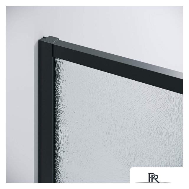 Душевой уголок Grossman Galaxy 100x90x195 120.K33.01.1090.21.02 (черный матовый/стекло шиншилла) - Изображение №4 — Интернет-магазин ПроЗаказ