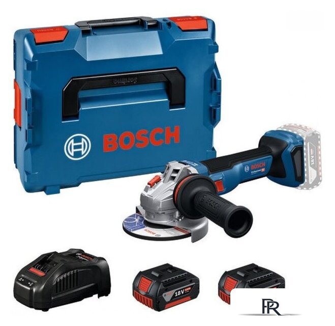 Угловая шлифмашина Bosch GWS 18V-11 Professional 06019N4103 (с 2-мя АКБ, кейс) - Изображение №1 — Интернет-магазин ПроЗаказ