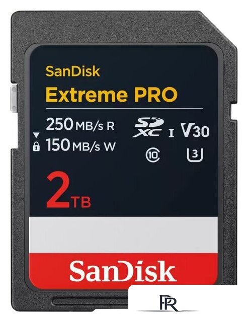 Карта памяти SanDisk Extreme PRO SDXC SDSDXXD-2T00-GN4IN 2TB - Изображение №1 — Интернет-магазин ПроЗаказ