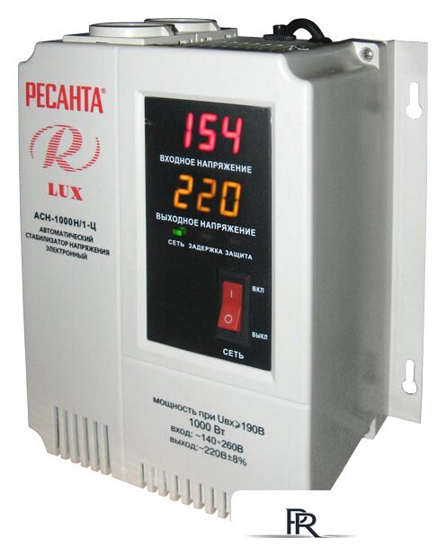 Стабилизатор напряжения Ресанта Lux АСН-1000Н/1-Ц - Изображение №1 — Интернет-магазин ПроЗаказ
