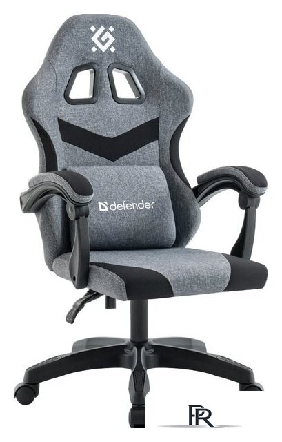 Игровое (геймерское) кресло Defender Runa (серый/черный) - Изображение №1 — Интернет-магазин ПроЗаказ
