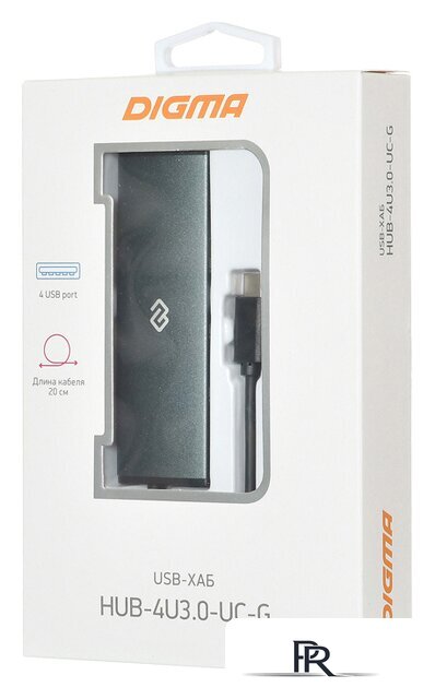 USB-хаб Digma HUB-4U3.0-UC-G - Изображение №6 — Интернет-магазин ПроЗаказ