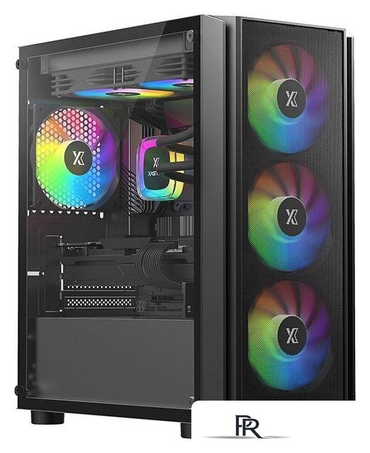 Корпус XASTRA A402M 4FRGB (черный) - Изображение №1 — Интернет-магазин ПроЗаказ