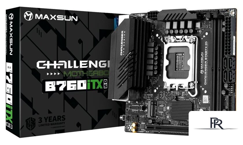 Материнская плата Maxsun Challenger B760ITX D5 - Изображение №6 — Интернет-магазин ПроЗаказ