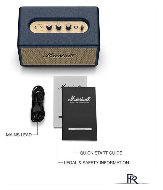 Беспроводная колонка Marshall Acton III (синий) - Изображение №4 — Интернет-магазин ПроЗаказ