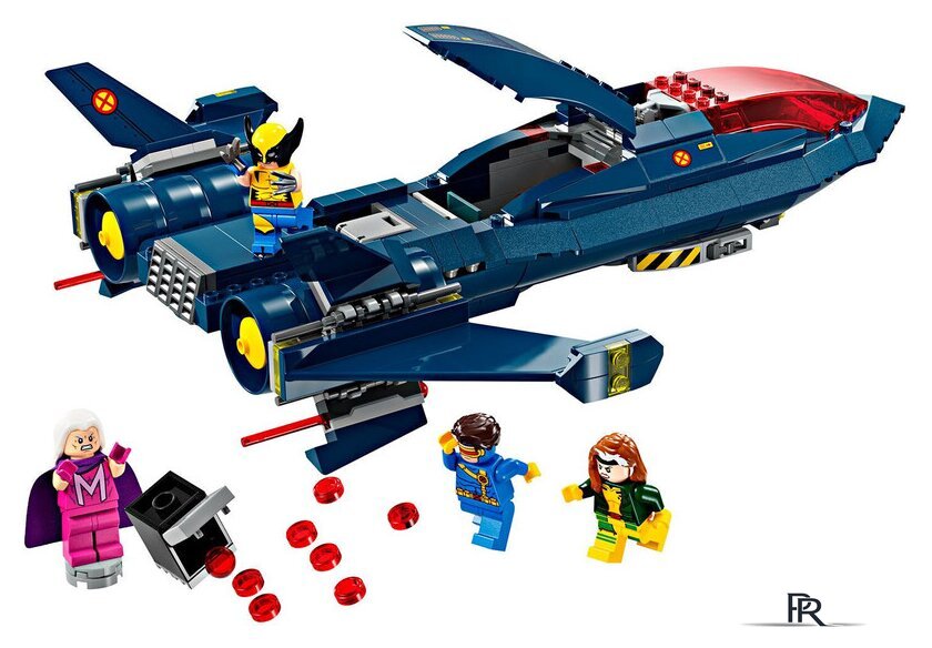 Конструктор LEGO Marvel Super Heroes 76281 Истребитель X-Jet Людей Икс - Изображение №2 — Интернет-магазин ПроЗаказ