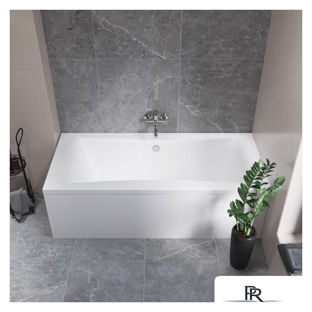 Ванна Lauter Belgravia 180x80 21110180 (с ножками и сифоном 21Y11030 хром) - Изображение №7 — Интернет-магазин ПроЗаказ