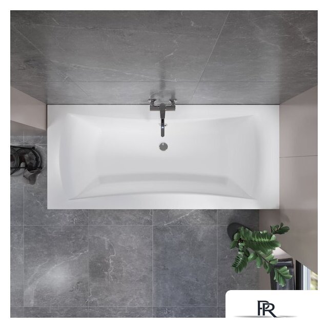 Ванна Lauter Belgravia 180x80 21110180 (с ножками и сифоном 21Y11030 хром) - Изображение №8 — Интернет-магазин ПроЗаказ