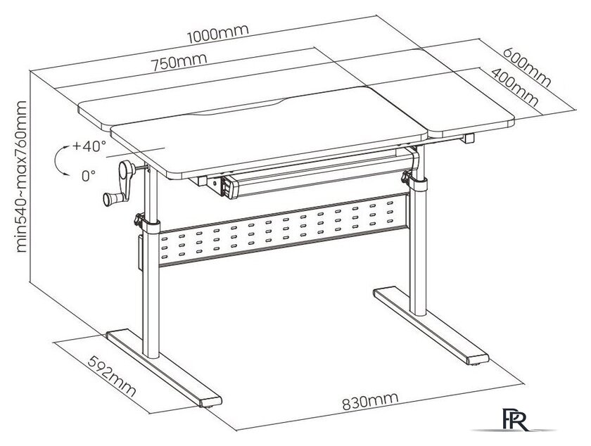 Парта Растущая мебель Е603 - Изображение №12 — Интернет-магазин ПроЗаказ