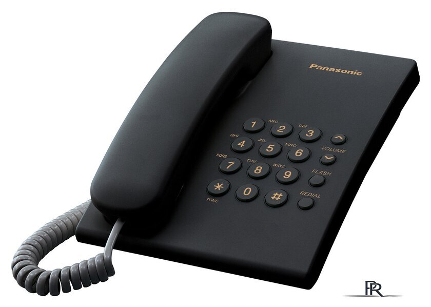 Проводной телефон Panasonic KX-TS2350RUB (черный) - Изображение №1 — Интернет-магазин ПроЗаказ