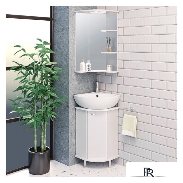  Runo Тумба под умывальник Браво 40 угловая (напольная) - Изображение №3 — Интернет-магазин ПроЗаказ