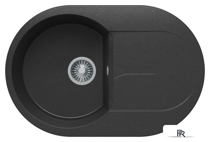 Кухонная мойка Polygran Atol-760 (черный 16) - Изображение №1 — Интернет-магазин ПроЗаказ