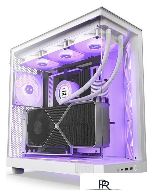 Корпус NZXT H6 Flow RGB CC-H61FW-R1 - Изображение №1 — Интернет-магазин ПроЗаказ