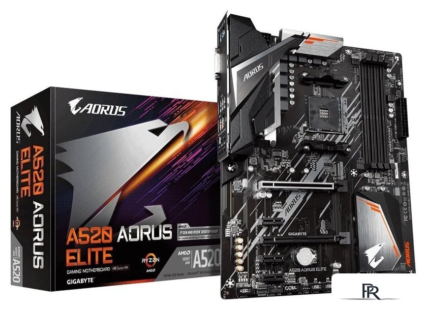 Материнская плата Gigabyte A520 Aorus Elite (rev. 1.0) - Изображение №6 — Интернет-магазин ПроЗаказ