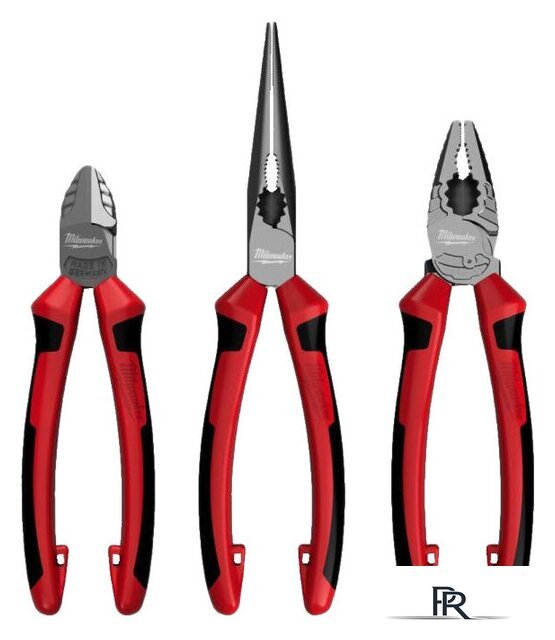 Набор пассатижей Milwaukee 4932492773 (3 предмета) - Изображение №1 — Интернет-магазин ПроЗаказ