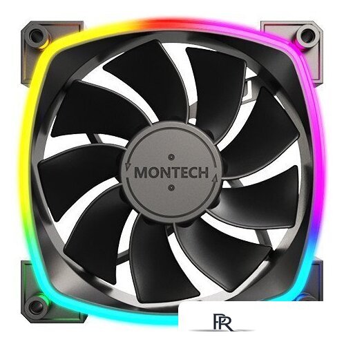 Вентилятор для корпуса Montech RX120 PWM (черный) - Изображение №1 — Интернет-магазин ПроЗаказ